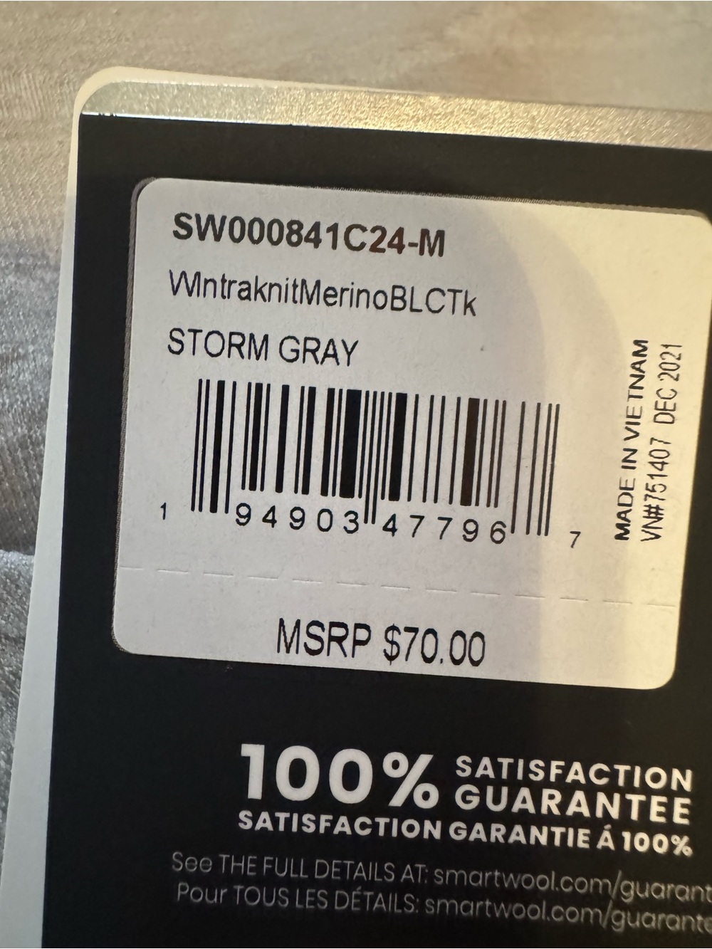 Smartwool StormGray Intraknit Tank - Picture 3 of 4